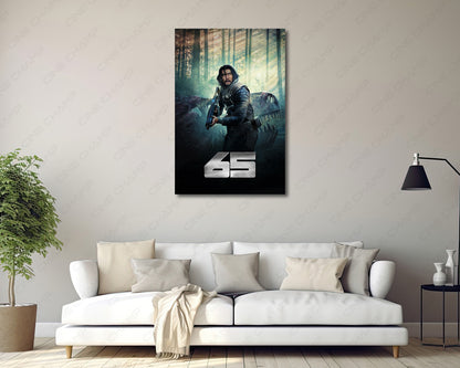 65 Canvas Wall Art Dinosaur Survival Sci-Fi Home Decor