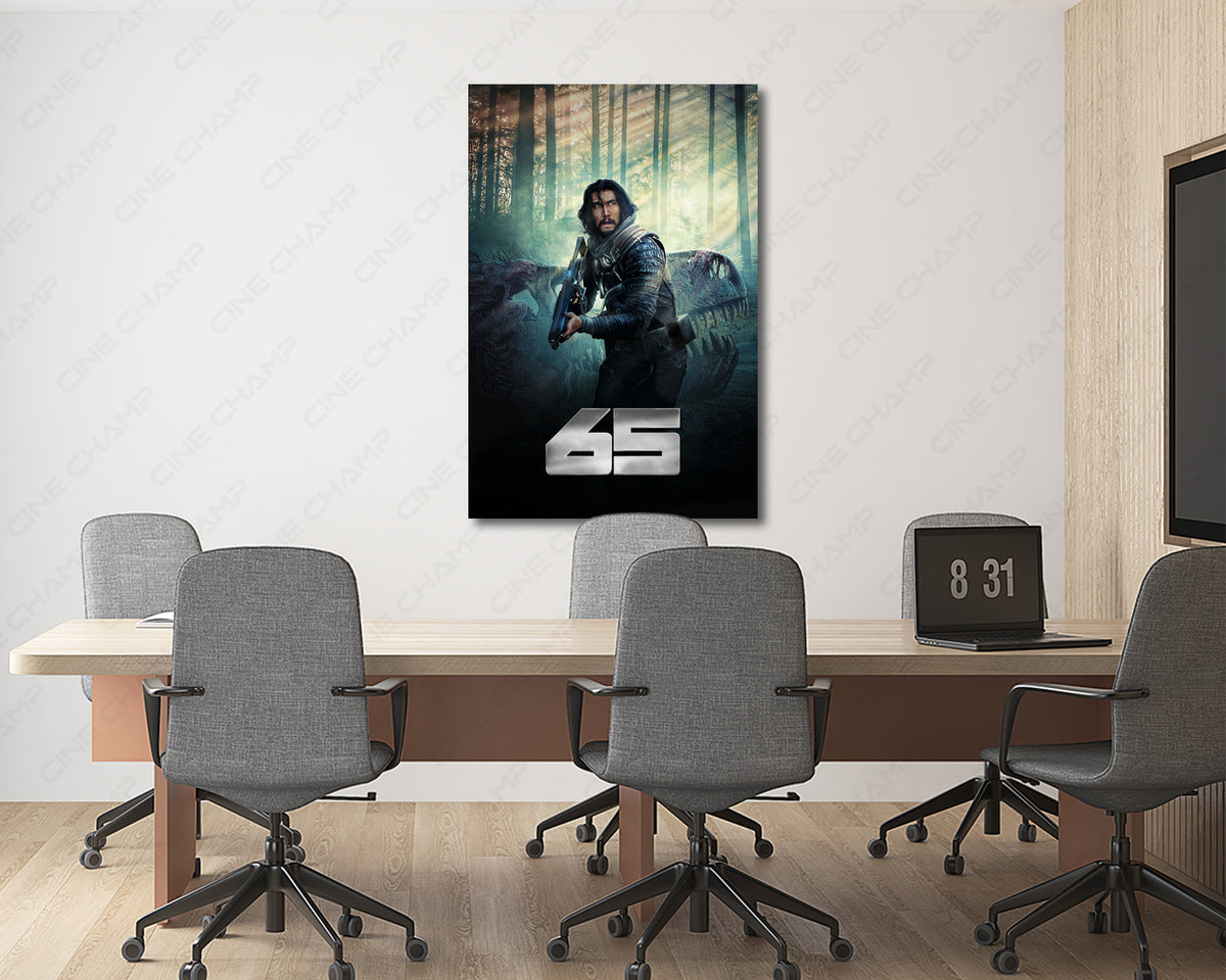 65 Canvas Wall Art Dinosaur Survival Sci-Fi Home Decor