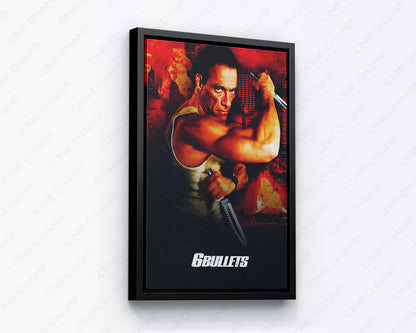 6 Bullets Cinematic Canvas Decor