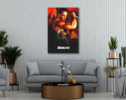 6 Bullets Movie Canvas Print