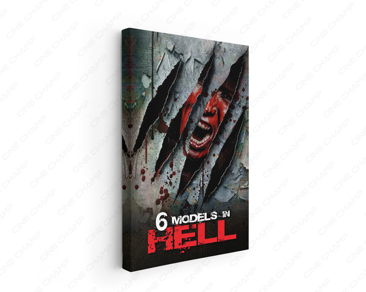 6 Models in Hell Canvas Wall Art
