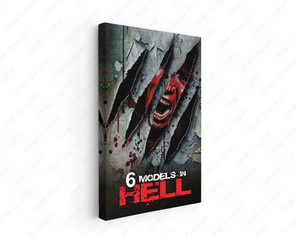 6 Models in Hell Canvas Wall Art