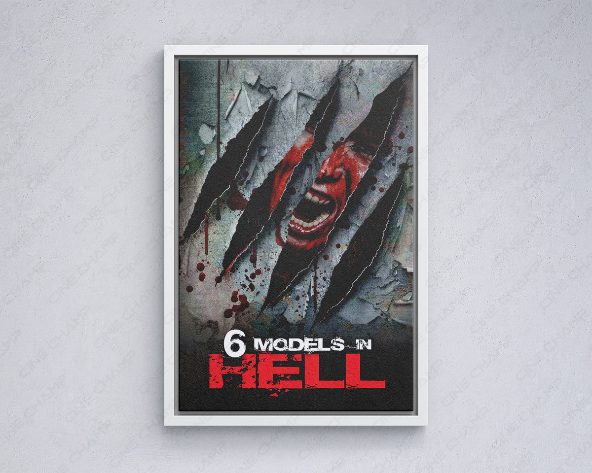 6 Models in Hell Horror Wall Decor