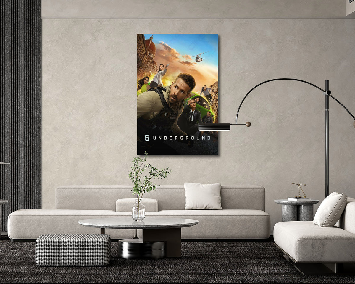 6 Underground Action Movie Artwork