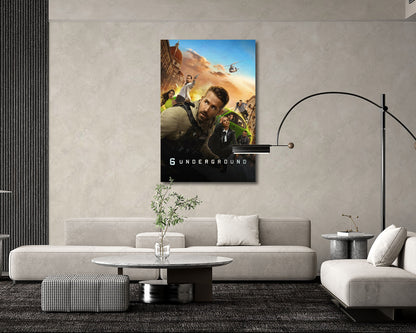 6 Underground Action Movie Artwork