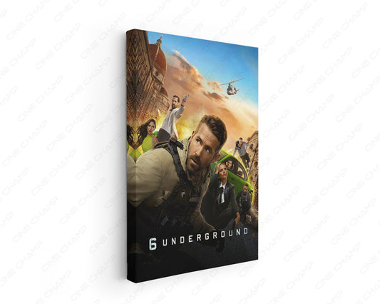 6 Underground Canvas Wall Art