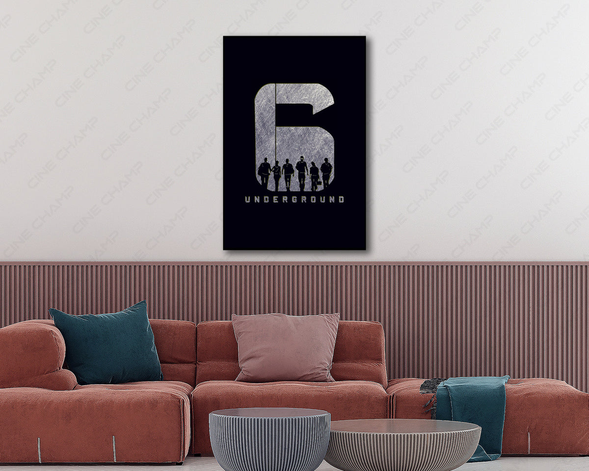 6 Underground Home Theater Wall Art