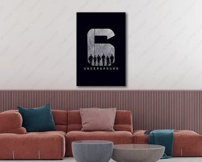 6 Underground Home Theater Wall Art