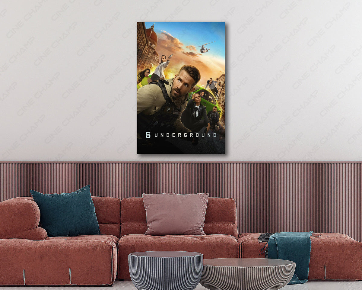 6 Underground Movie Canvas Print