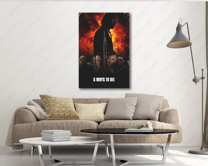 6 Ways to Die Movie Canvas Print