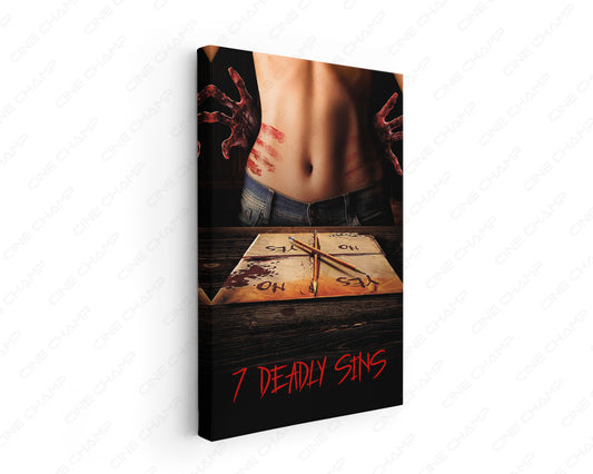 7 Deadly Sins Canvas Wall Art