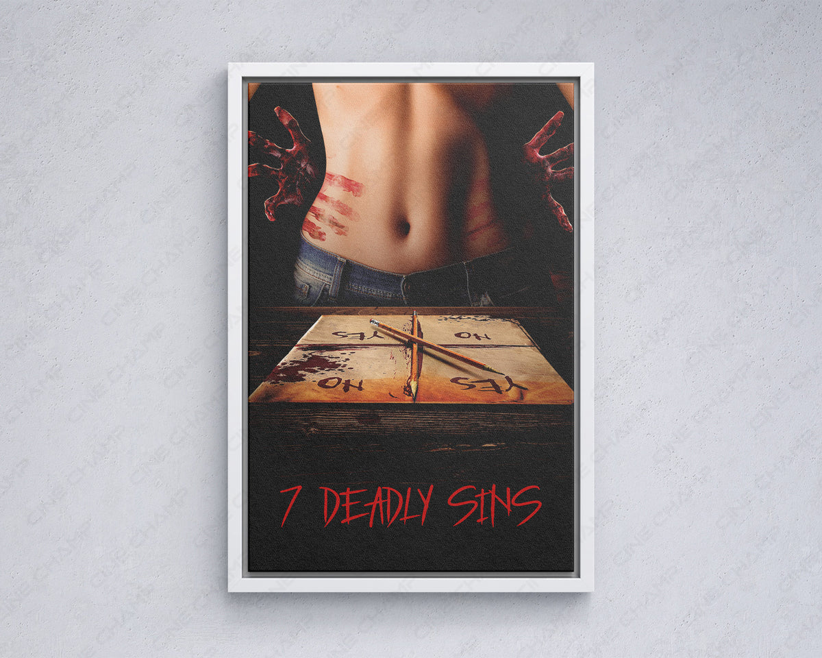 7 Deadly Sins Horror Artwork