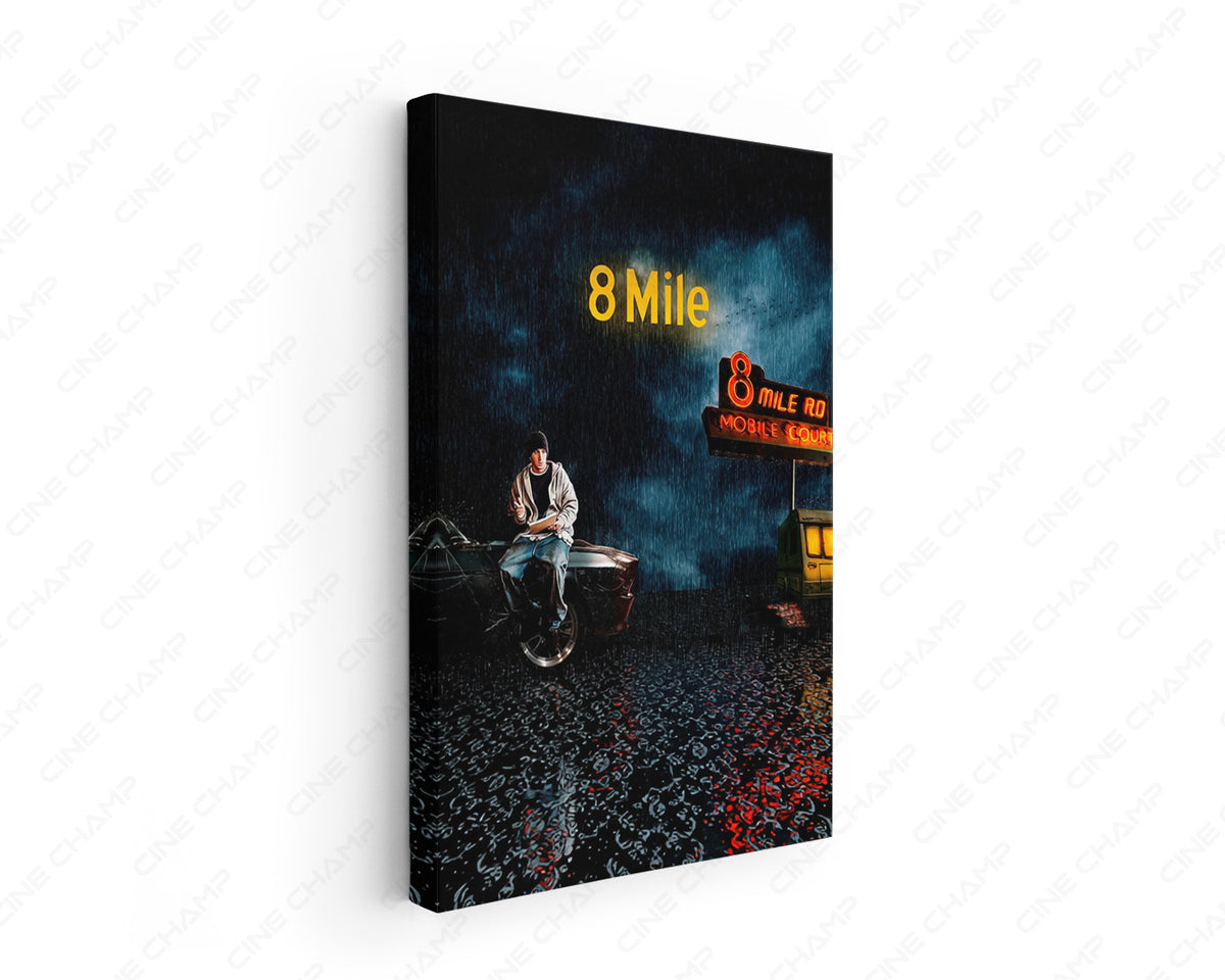 8 Mile Canvas Wall Art