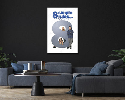 8 Simple Rules TV Show Canvas Print