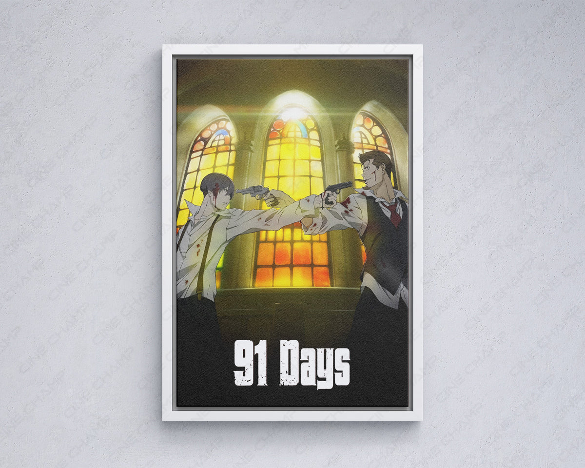 91 Days Canvas Wall Art Dark Mafia Anime Home Decor