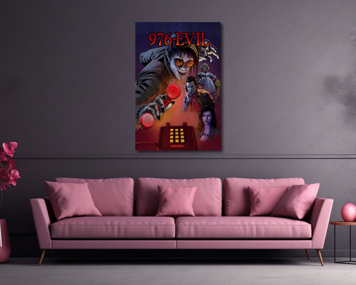 976-EVIL Horror Movie Canvas Print
