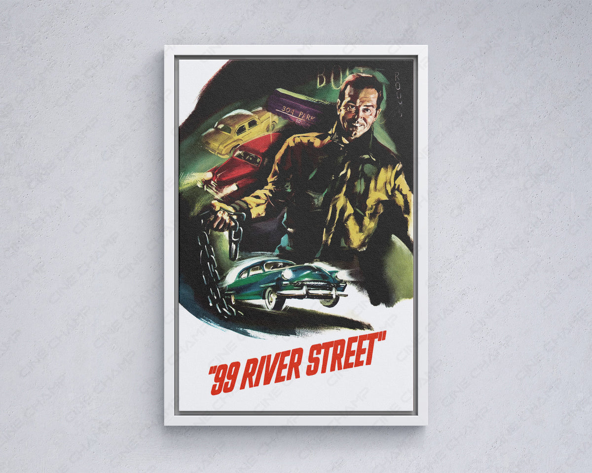 99 River Street Canvas Wall Art Classic Film Noir Home Decor