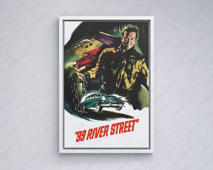 99 River Street Canvas Wall Art Classic Film Noir Home Decor