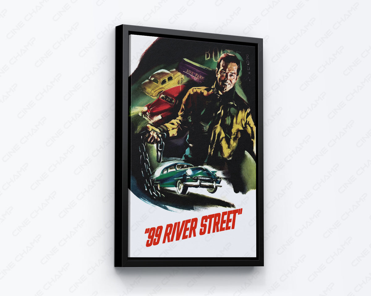 99 River Street Canvas Wall Art Classic Film Noir Home Decor