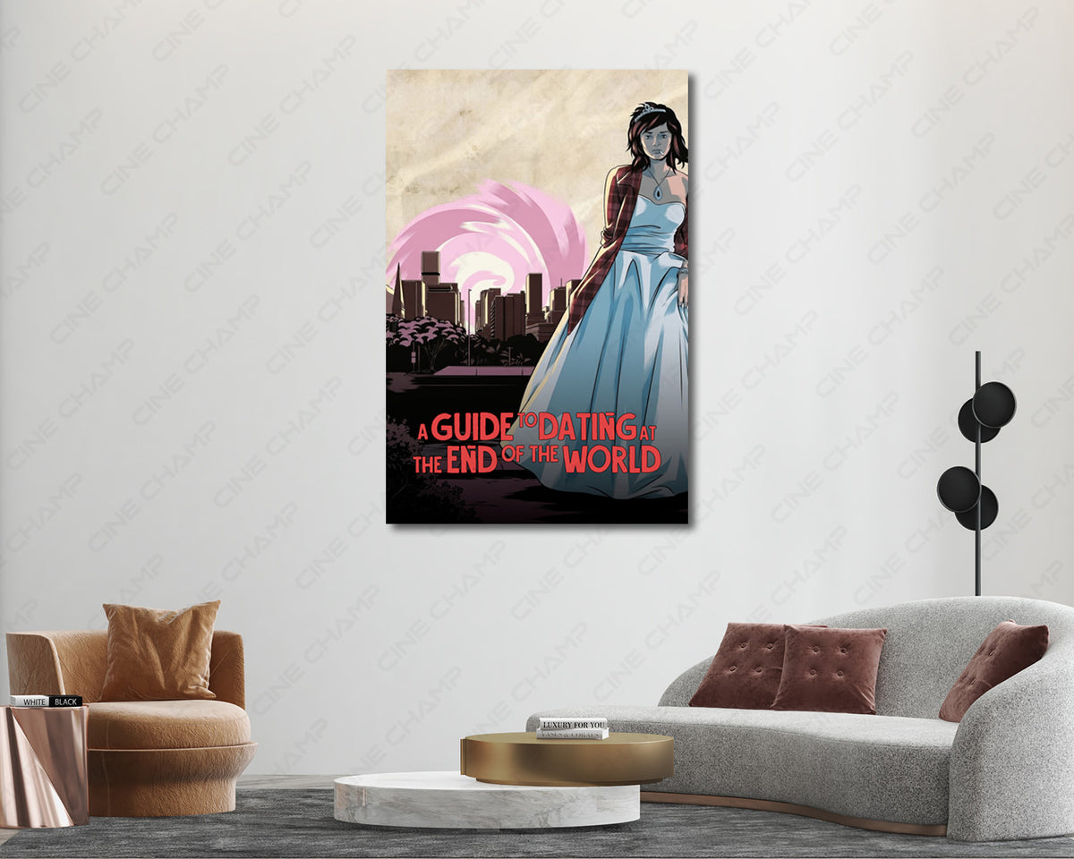 A Guide to Dating at the End of the World Canvas Wall Art