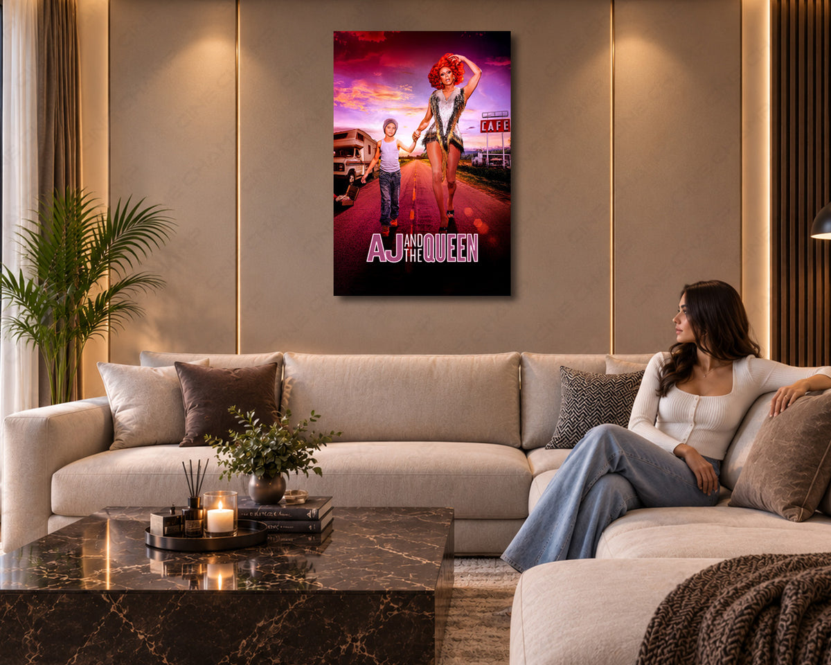 AJ and the Queen Comedy Drama Wall Decor for a Living Room
