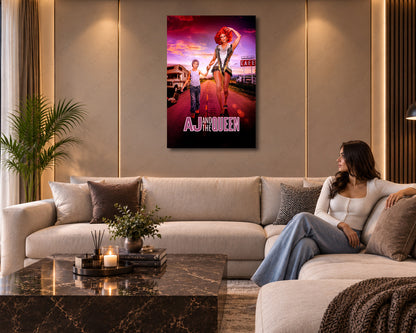 AJ and the Queen Comedy Drama Wall Decor for a Living Room