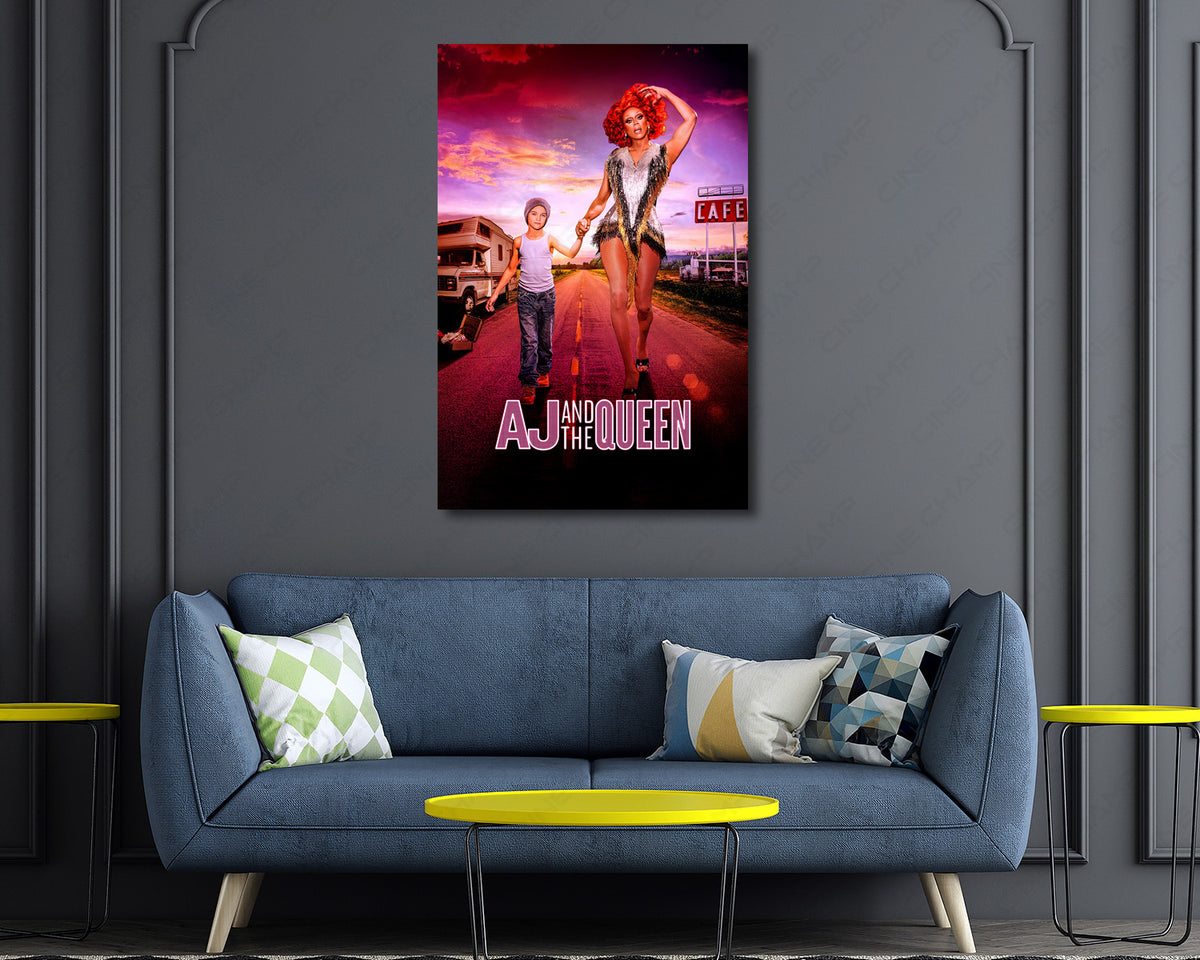AJ and the Queen Netflix Inspired Canvas Print