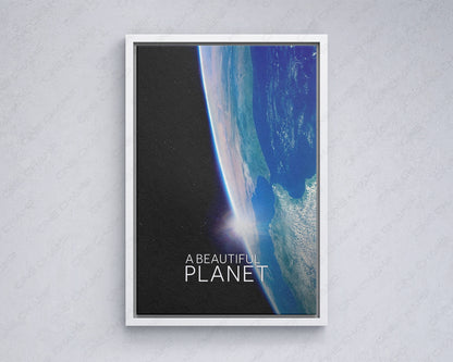 A Beautiful Planet Earth From Space Artwork