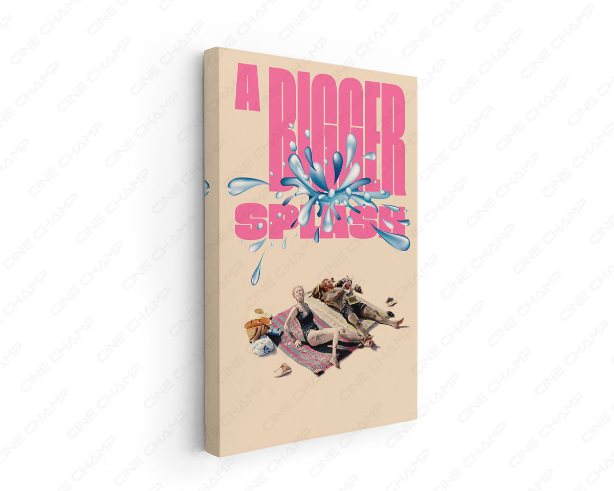 A Bigger Splash Canvas Wall Art