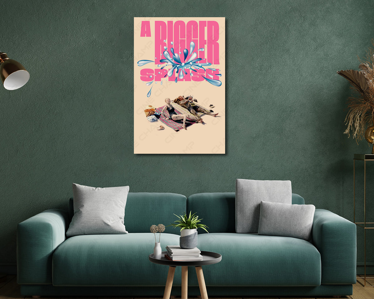 A Bigger Splash Movie Canvas Print