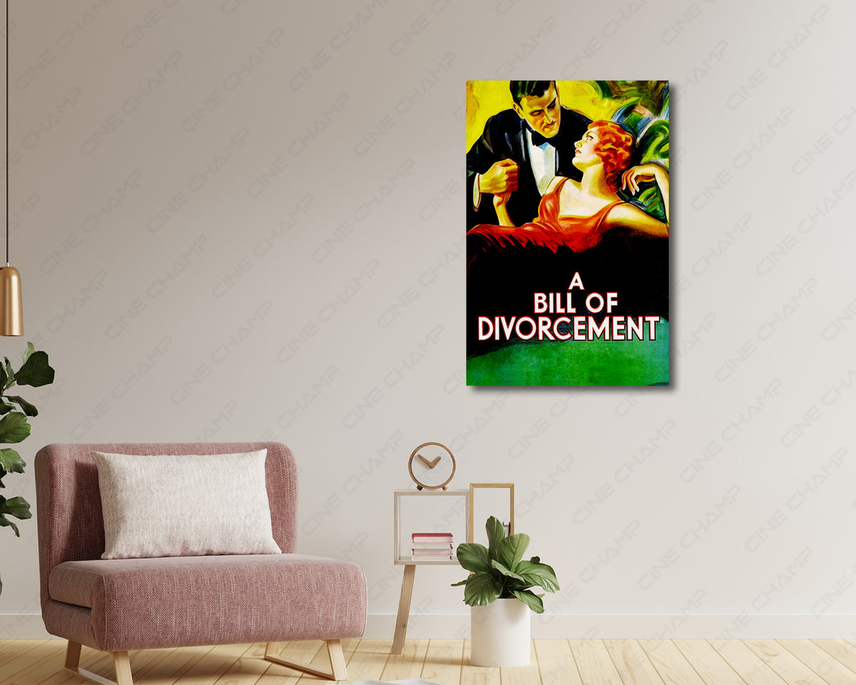 A Bill of Divorcement 1932 Movie Canvas