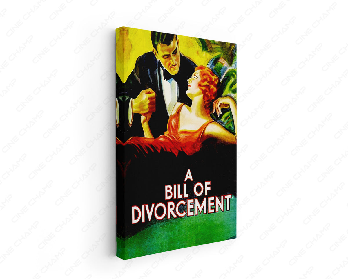 A Bill of Divorcement Canvas Wall Art