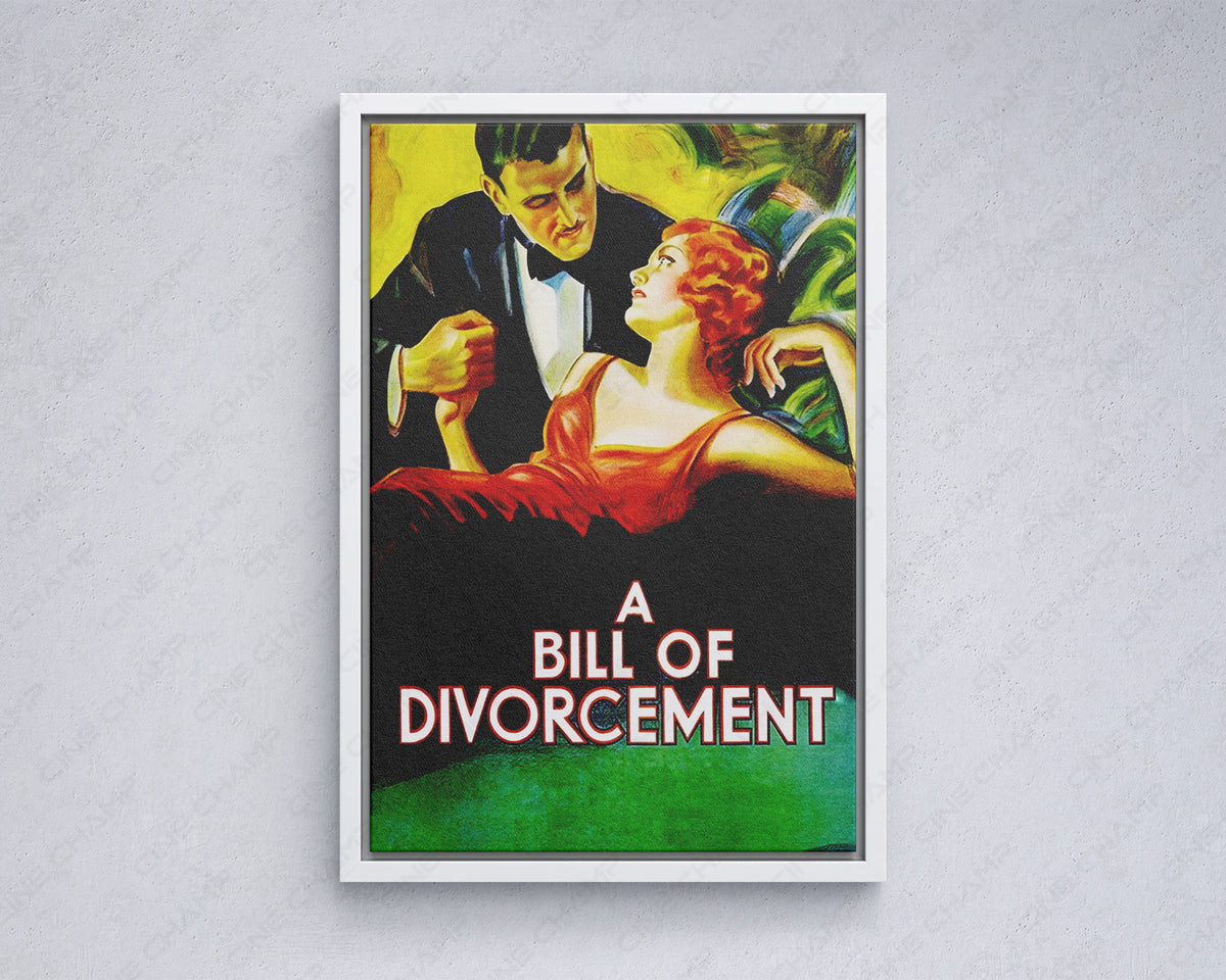 A Bill of Divorcement Classic Hollywood Artwork