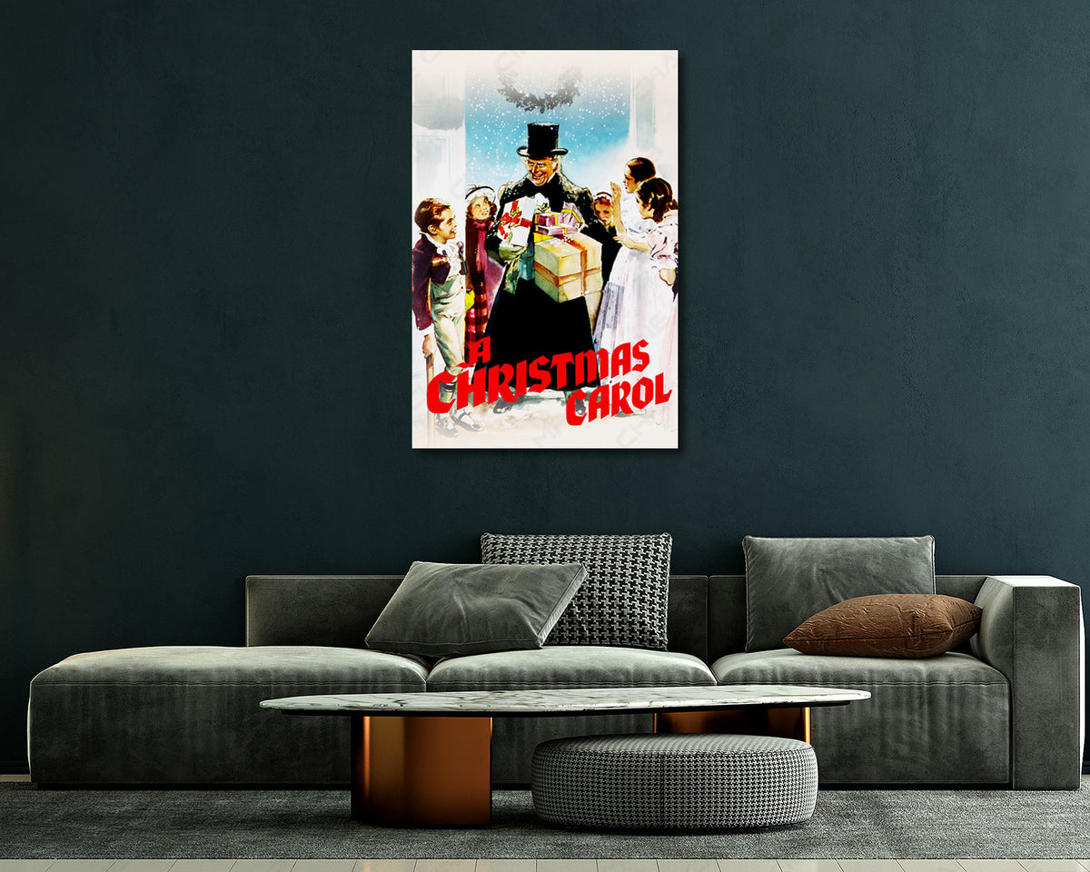 A Christmas Carol Christmas Movie Canvas