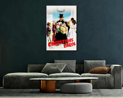 A Christmas Carol Christmas Movie Canvas