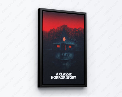 A Classic Horror Story Forest Horror Canvas