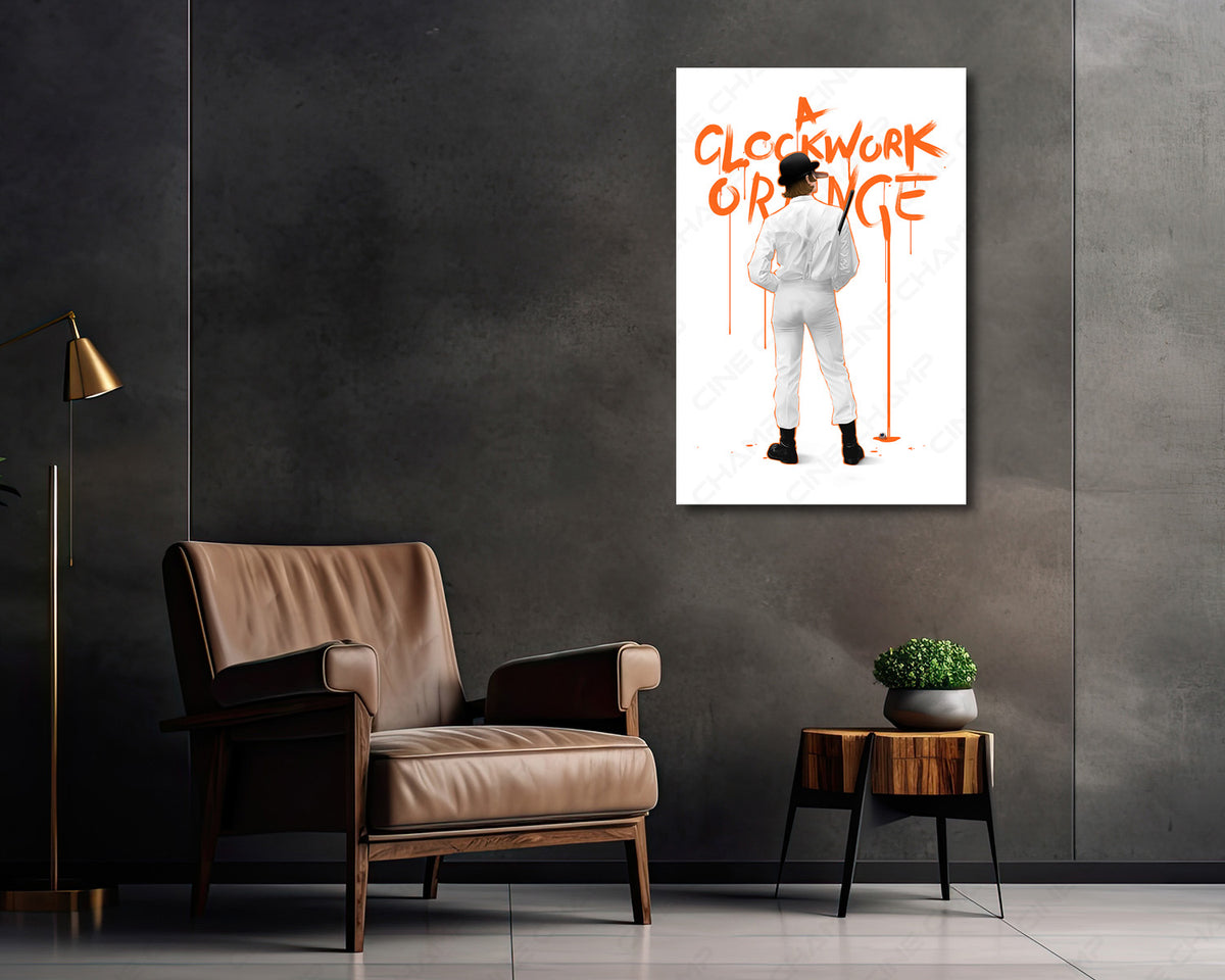 A Clockwork Orange Dystopian Movie Canvas