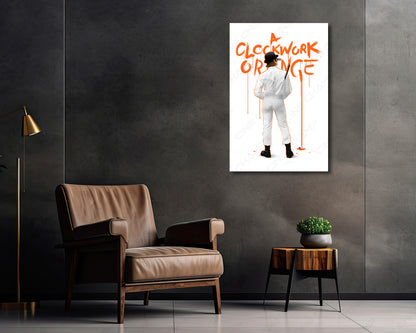 A Clockwork Orange Dystopian Movie Canvas