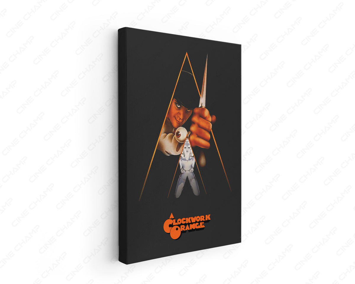 A Clockwork Orange Retro Movie Poster