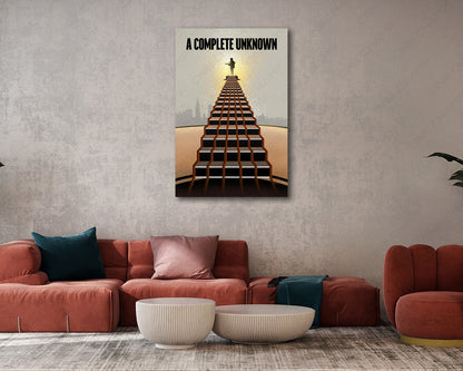 A Complete Unknown Cinematic Canvas Print