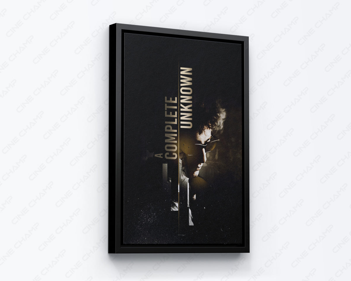 A Complete Unknown Movie Poster Canvas