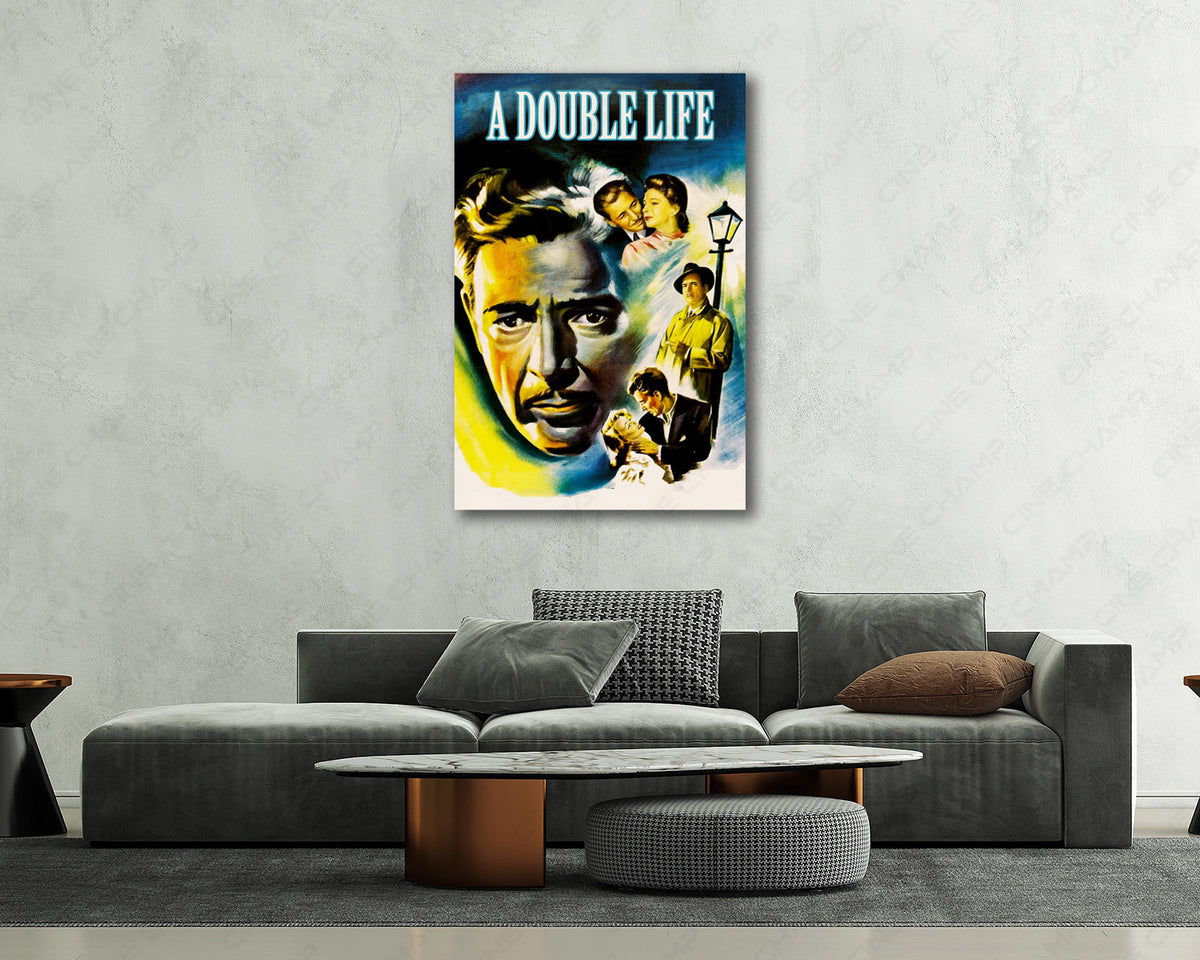 A Double Life Movie Canvas Print