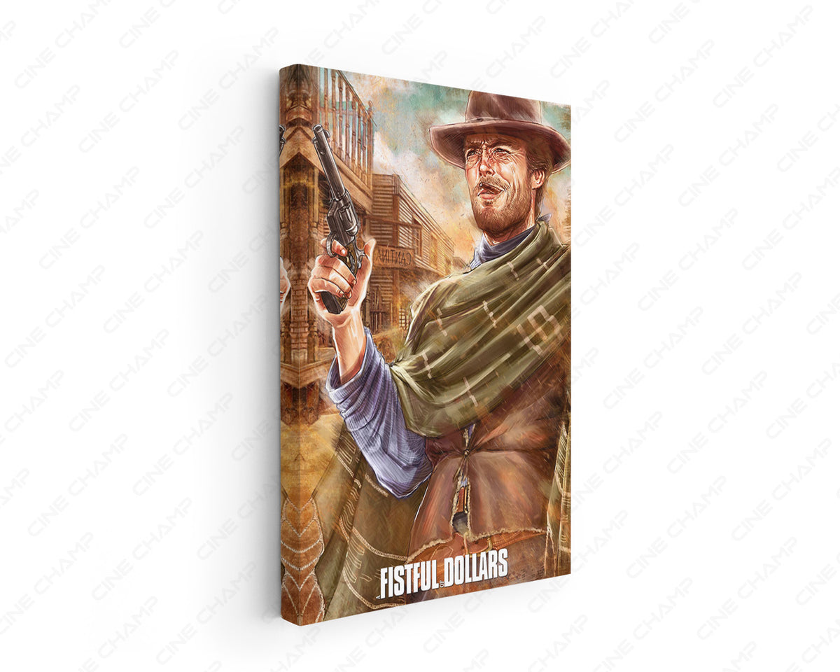 A Fistful of Dollars Canvas Wall Art