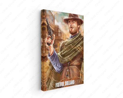 A Fistful of Dollars Canvas Wall Art