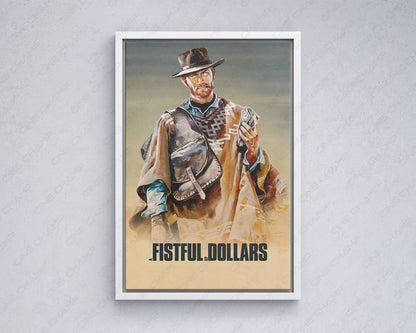 A Fistful of Dollars Spaghetti Western Canvas