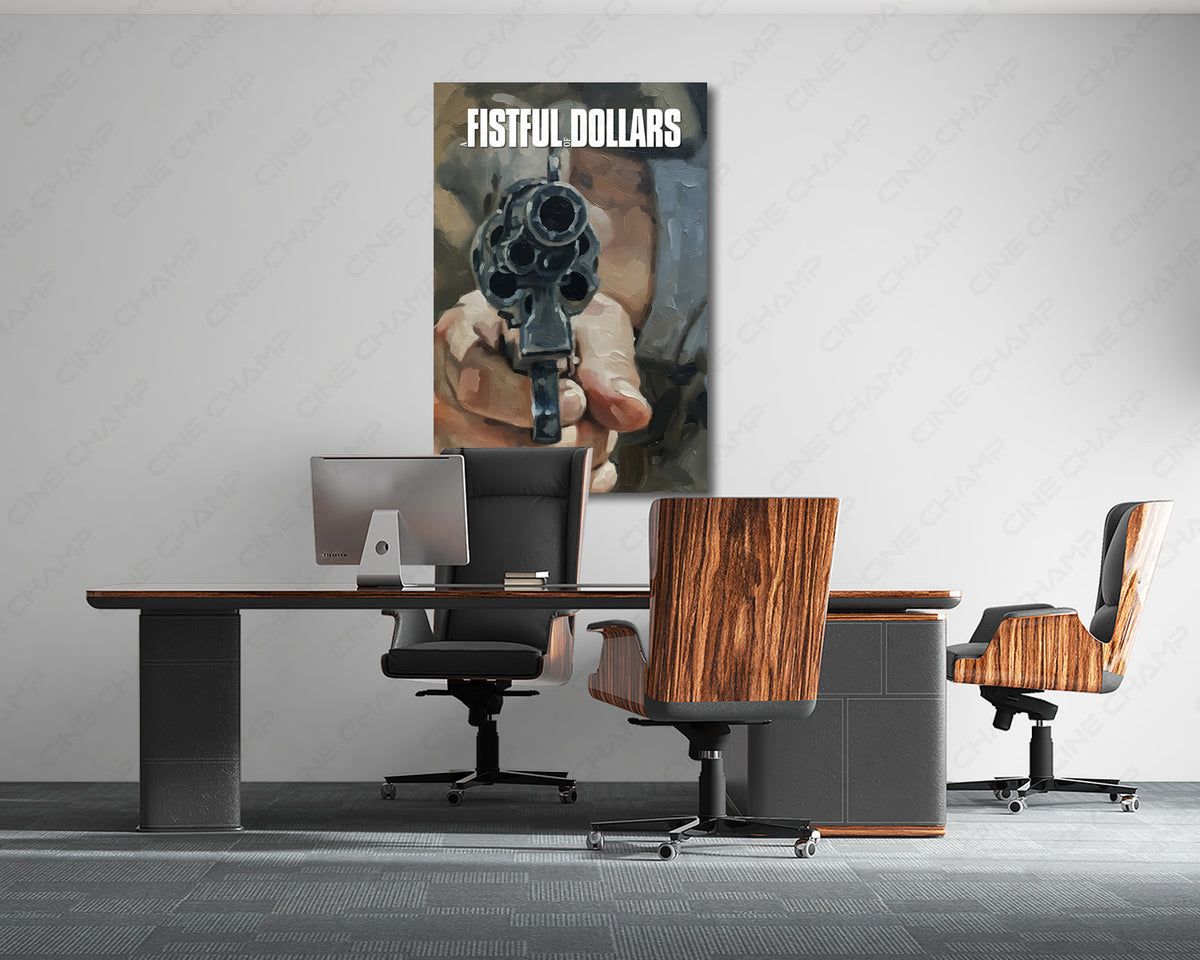 A Fistful of Dollars Western Gun Decor