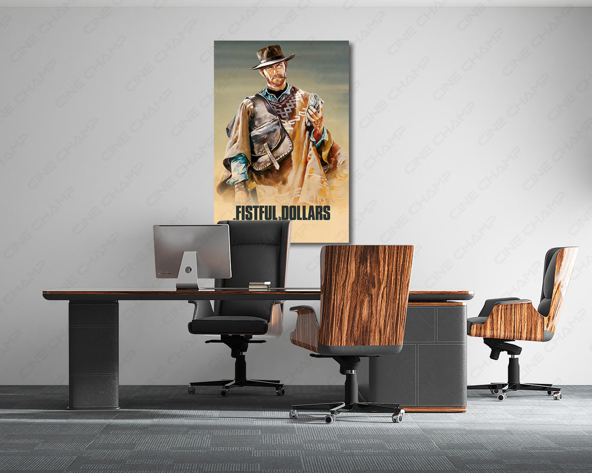 A Fistful of Dollars Western Movie Canvas