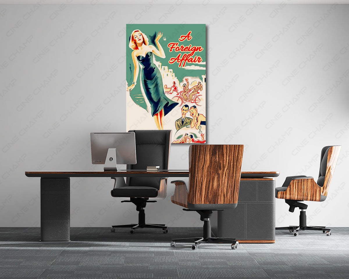 A Foreign Affair Vintage Movie Wall Decor