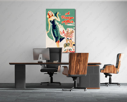 A Foreign Affair Vintage Movie Wall Decor