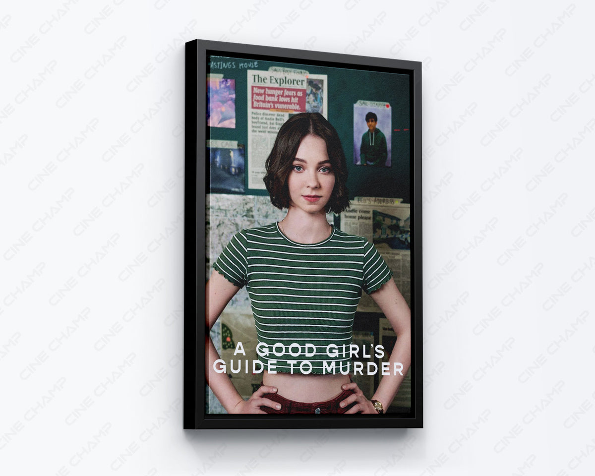 A Good Girl's Guide to Murder Crime Canvas